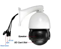 Onvif métal Laser infrarouge couleur suivi automatique croisière 8MP 4K 54X optique Zoom 360 °   Caméra IP de surveillance dôme de vitesse POE PTZ 4