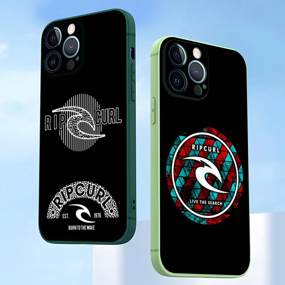 Blue Water Surf Beach Rips Curls Phone Case 2023 Hot Dark Green Per Iphone 12Pro 13 14 11 Pro Max Mini Xs X Xr 7 8 6 Plus Se2020