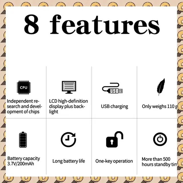 A003 Smart Time Lock LCD Display Electronic Timer Switch USB Rechargeable Timer Padlock Travel Electronic Timer-Black 1