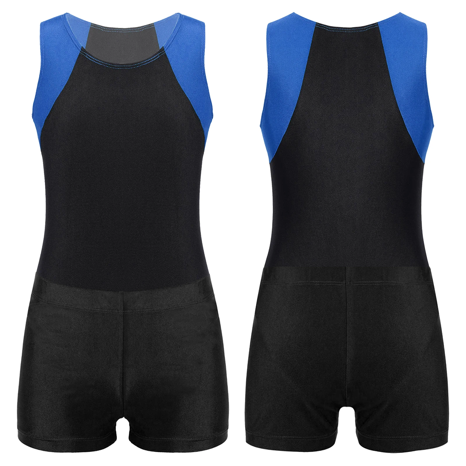 Trikots für Mädchen und Jungen, Gymnastik-Trainings-Bodysuit, Overall, elastische Ballett-Tanz-Trikots mit Boyshort-Set, Übungskleidung – Detail 29