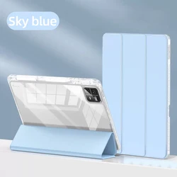 Transparent TPU Protective Cover for Xiaomi Pad - 11 to 11.2 Inch (Sky Blue)