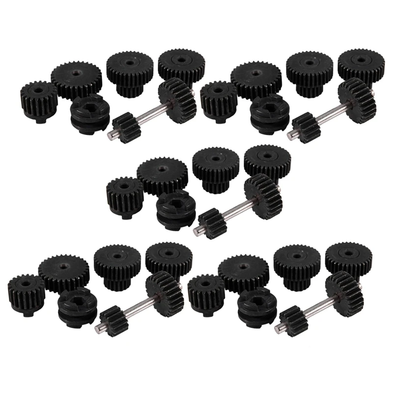 

5 Set Metal Gears With 370 Motor For WPL Speed Change Gear Box For B1 B24 B16 B36 C24 1/16 4WD 6WD Rc Car,B