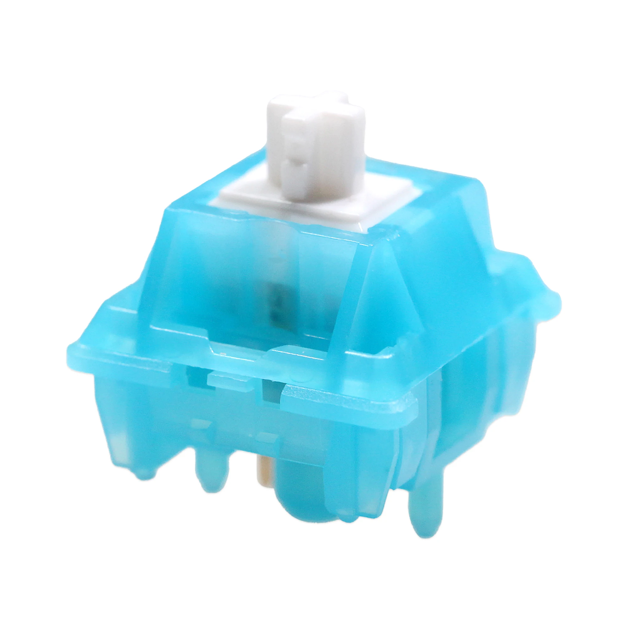 TECSEE Blue Sky Bluesky линейный тактильный переключатель 5pin RGB SMD 63,5g mx Переключатель для механической клавиатуры 60m Золотой Sping POM HPE