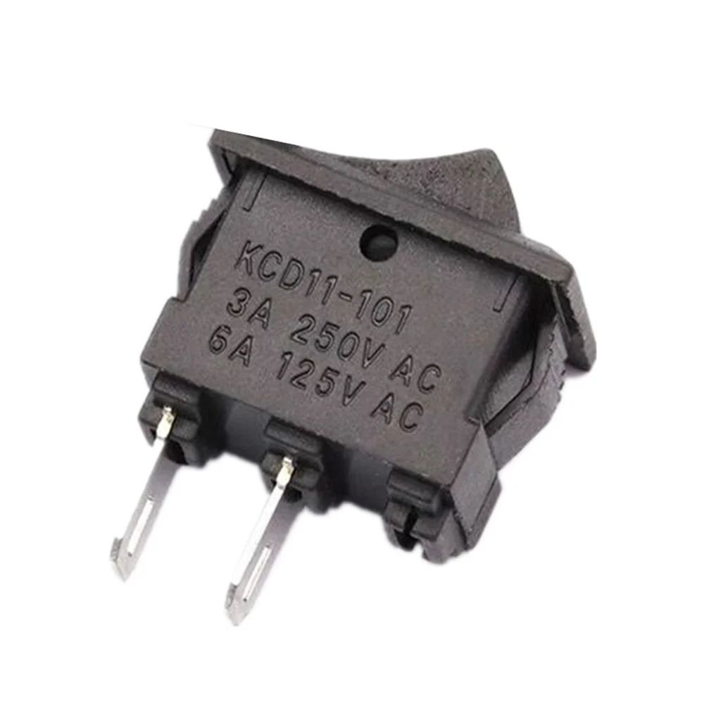 Push Button Switch 100 Pcs 10x15mm SPST 2Pin 3A 250V KCD1 Snap-in On/Off Boat Rocker Switch