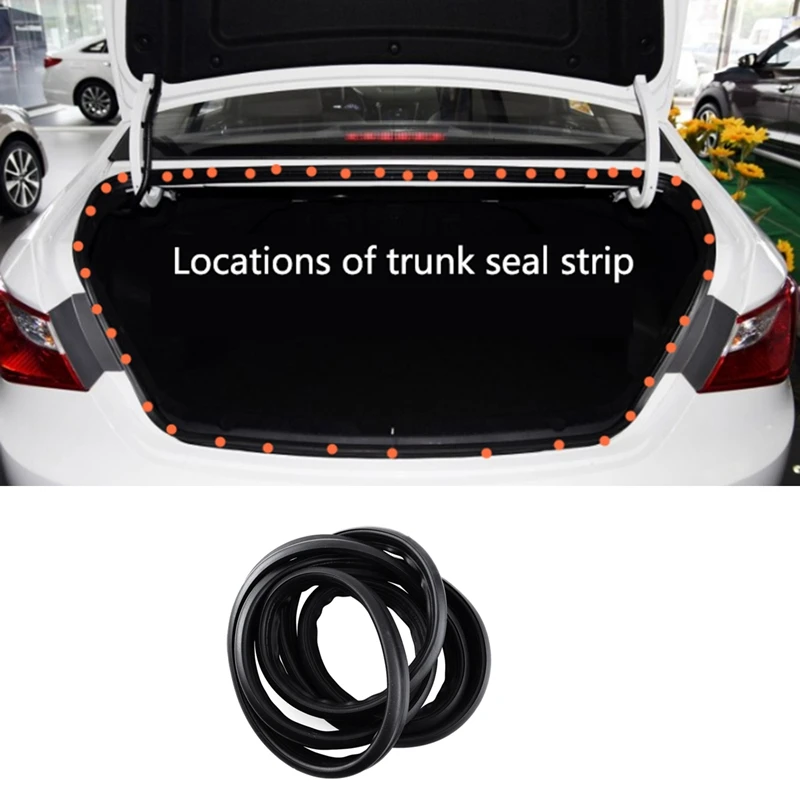 6446102120 Car Rear Trunk Lid Weatherstrip Rubber Seal Gasket Accessories Fit For Toyota Corolla 2007 2008 2009 2010