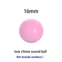 Angel Chime Aromatherapy Necklace with Vintage Locket Design - 70cm Stainless Steel (Only Pink Ball)