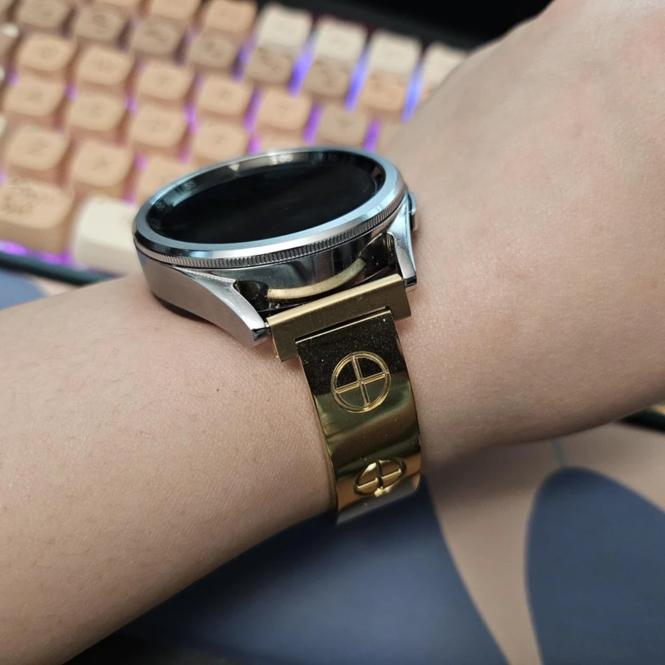 Elegant Designer Watch Strap Bracelet - Luxurious Party Dress Jewelry Accessory