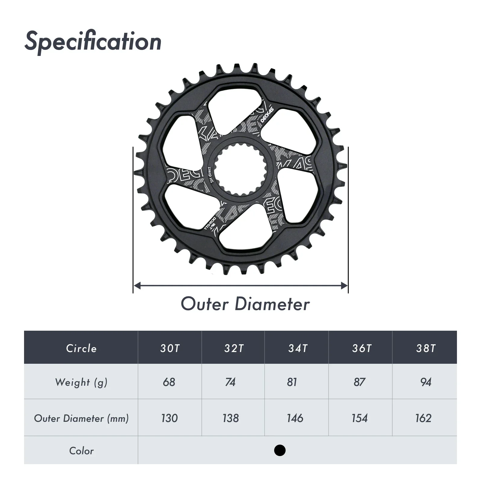 Deckas Direct Mount Chainring Round Oval 12 Speed for Shimano m9100 m8100 m7100 m6100 xtr 28T 32 34 36 38T Chainwheel 12s tool