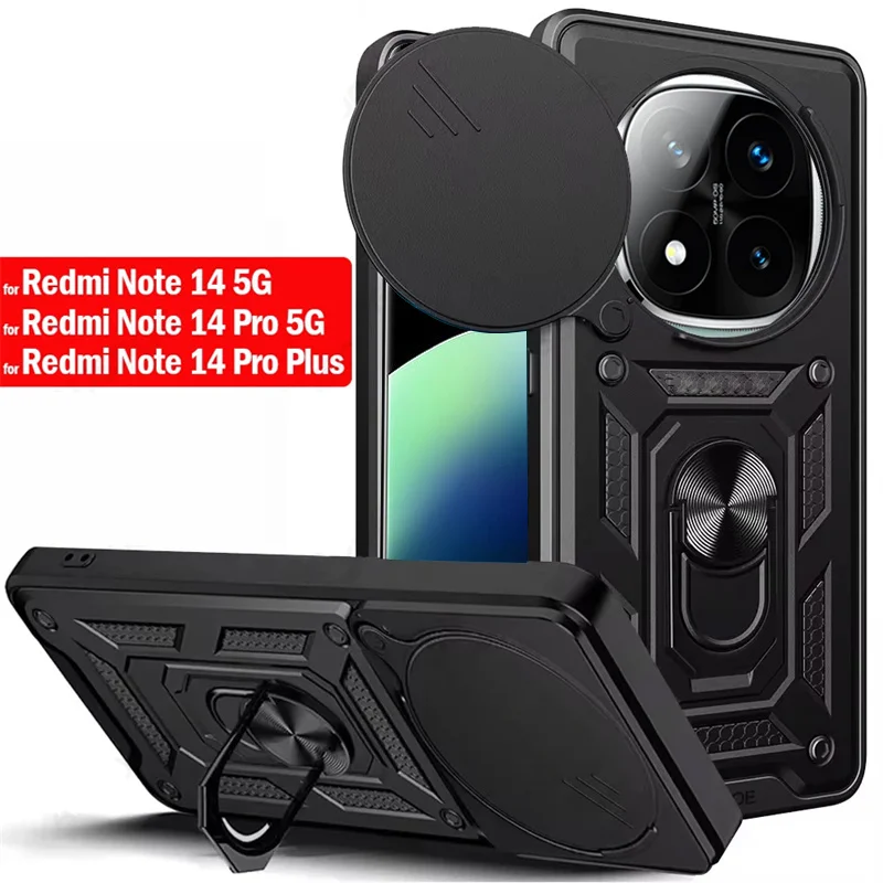 Enhanced Magnetic Smartphone Case with Slide Camera Lens Protector