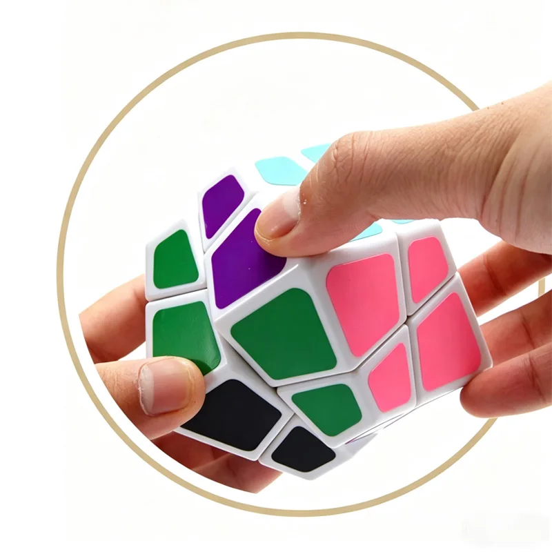Skewb 정십이면체 스피드 큐브 퍼즐 장난감 두뇌 티저 교육용 부활절 발렌타인 생일 선물 어린이를위한 소년 소녀 성인