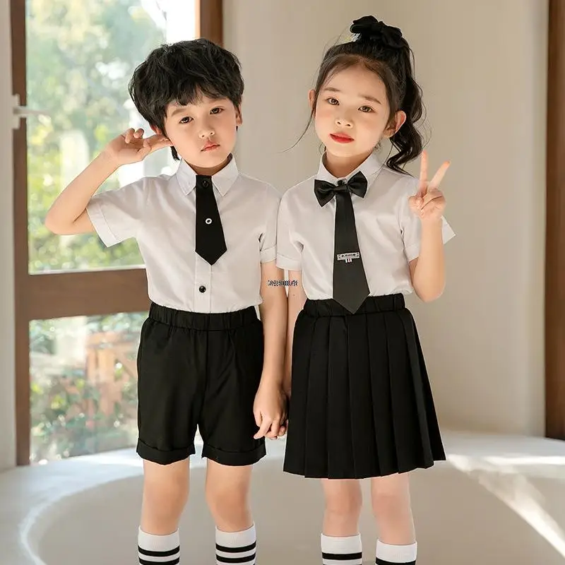 

Boys Girls England Style School Suit Kids Beautiful Photograph Dress Child Graduation Ceremony Uniforms Children's Day Costume