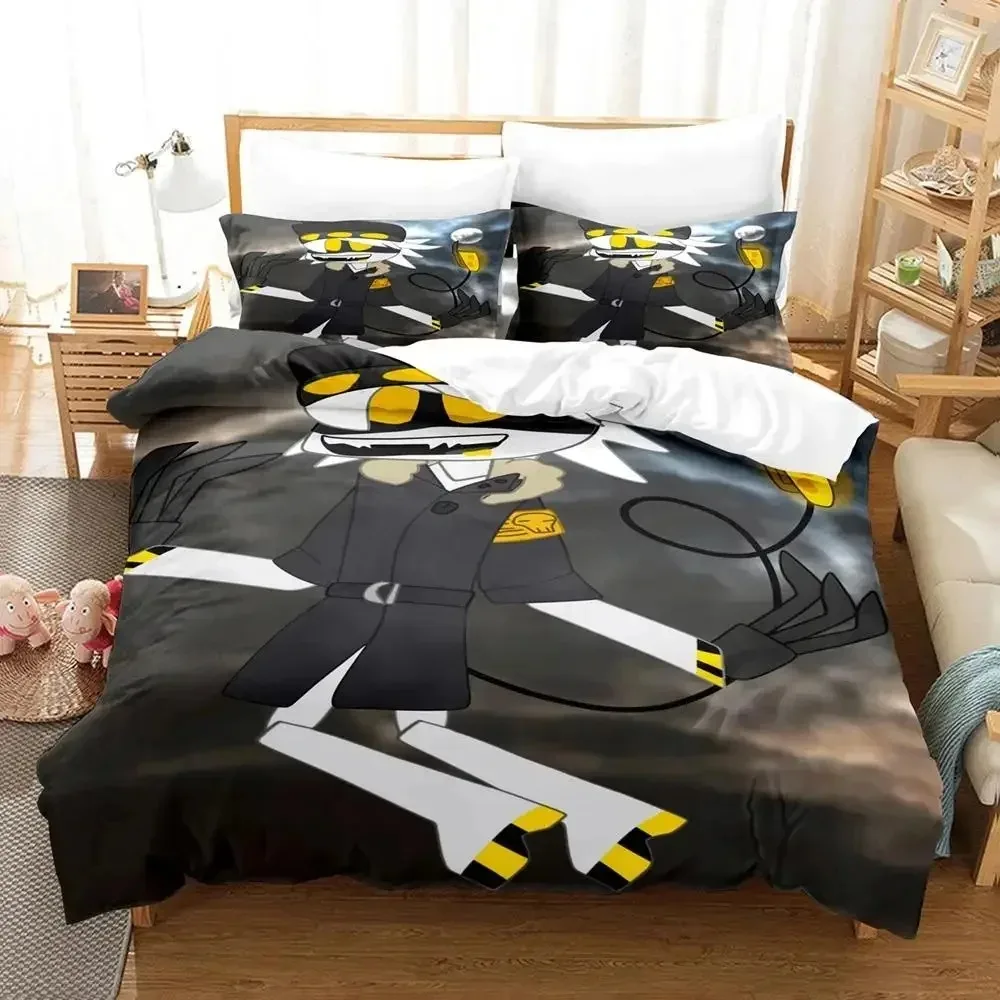 Anime Murder Drones Bedding Set Boys Girls Twin Queen Size Duvet Cover Pillowcase Bed Kids Adult Fashion Home Textileextile 5
