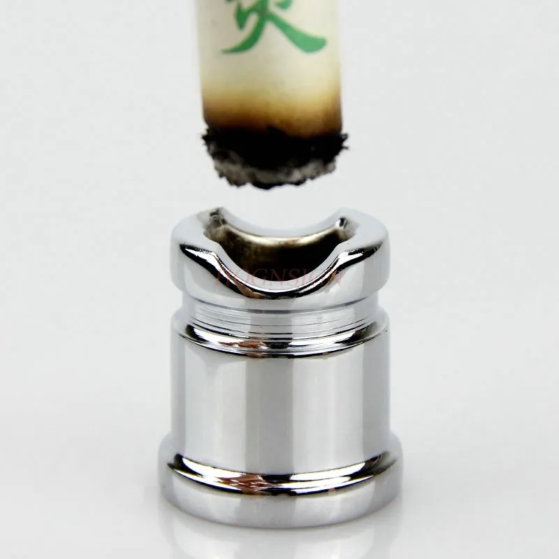 Stainless Steel Moxa Extinguisher Roller Roll Holder Stick Moxibustion Device Massage Box Smokeless Acupuncture Artemisia