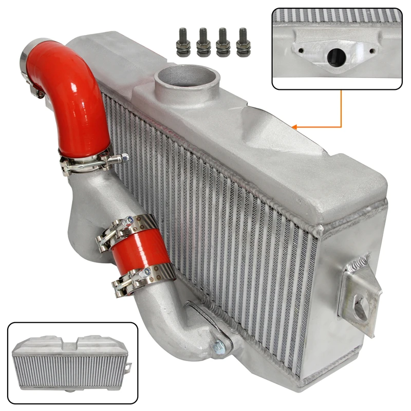 Upgrade Top Mount Intercooler + Y Pipe For Subaru 0207 Wrx Sti Ej20
