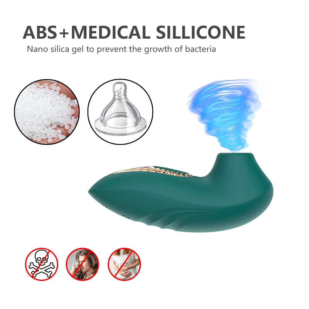 Leistungsstarker Klitoris Saugvibrator Für Orale Stimulation_voghion.com