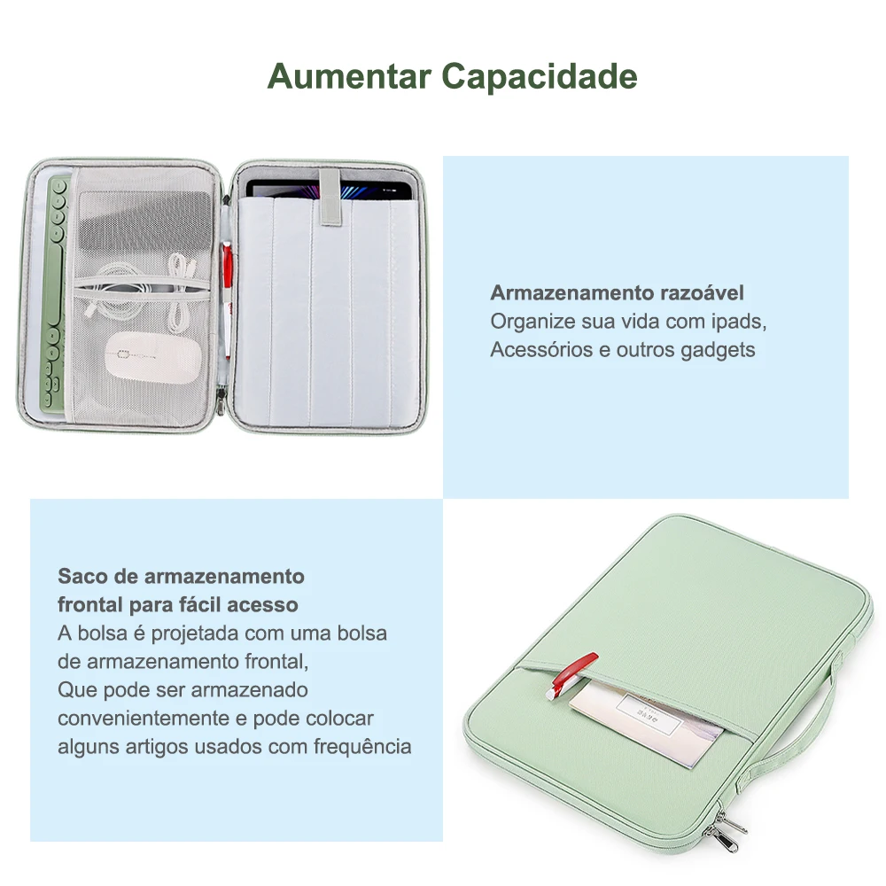 malote do iPad, pro 12 do iPad,