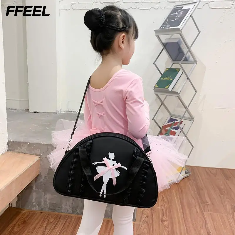 

Kids Gymnastics Sports Bags Dance Bag New Children's One Shoulder Dance Backpack Latin Ballet Book Bag Girls' Princess Dance Bag