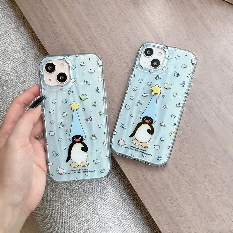 Rotary Star Penguin Dazzle Lustre Lining Hard Phone Case
