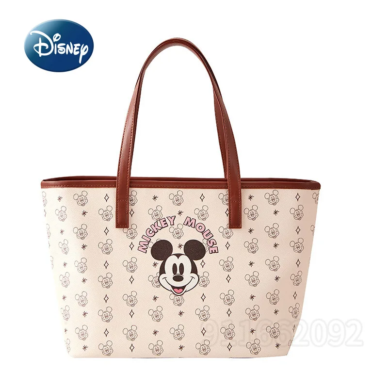 Disney Mickey New Women's Handbag Luxury Brand Original Women's Shoulder Bag Cartoon Women's Bag Large Capacity High Quality