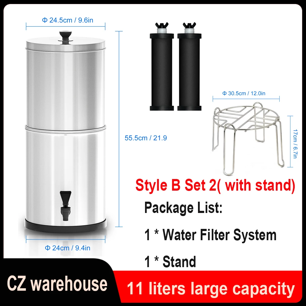 B Filter with stand