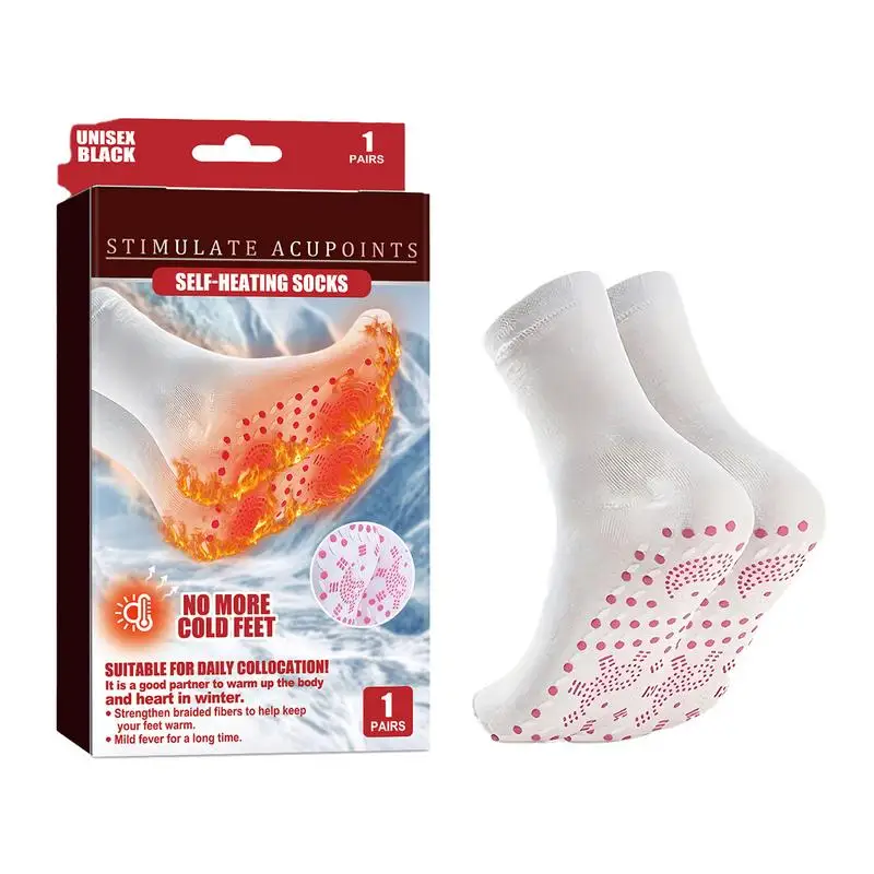 

Foot Massaging Socks Self-Heating Unisex Thermal Warmers Cozy Heal Slim Sock Self-Heating Foot Massager Winter Thermal socks