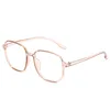 Anti Blue Light Blocking Computer Myopia Glasses Women Men Big Clear Frame Nearsighted Eyeglasses Diopters With 0-1.0-5.5 oculos 6