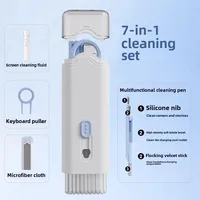 Keyboard Cleaning Kit 7-in-1 Laptops Cleaner with Keycap Puller, Multifunctional Keyboard Brush Cleaning Set for Airpods Phone 2