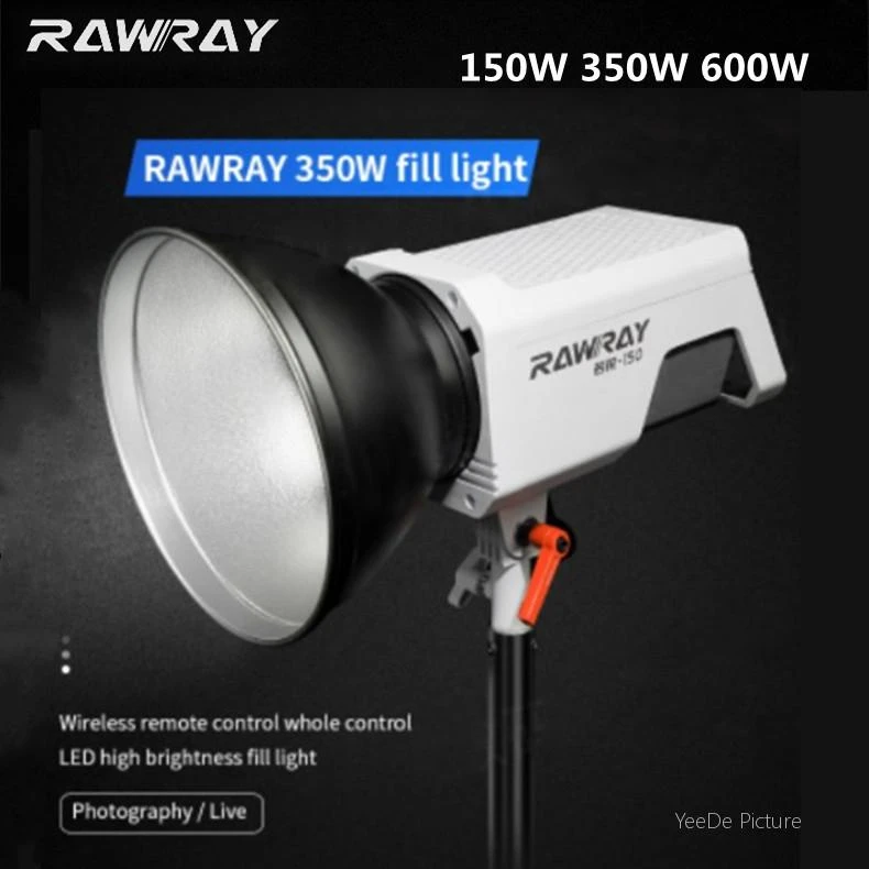 Rawray 150w 350 600 fotografia luz de preenchimento vídeo profissional ...