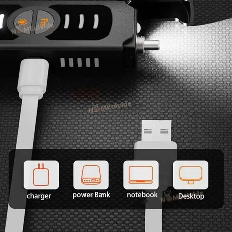 광섬유 테스터 도구 VFL 30KM 10MW 30MW FTTH 레이저 광 적색광 펜 광학 결함 탐지기 USB 충전 LED 조명