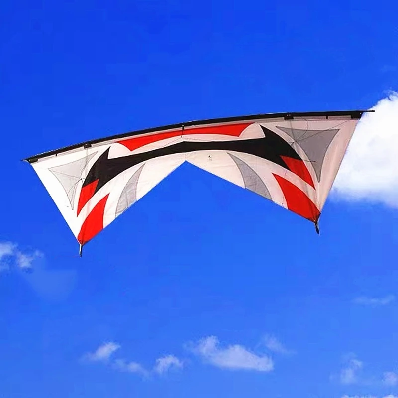 Free shipping quad line stunt kites for adults kite line rev outdoor fun sports big wind kite Flying kite professional kite koi 5