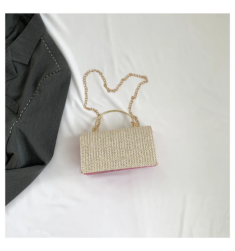 Fashion Pu Hasp Ladies Top-Handle Bags Braid Design 2024 New Brand Shoulder Bags for Women Free Shipping Bolsas Femininas