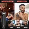 Sejoy Professional Men's Hair Clipper Kit Cordless Trimmer with USB Charging, LED Display 2