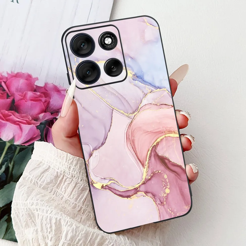Cute Cartoon Cat & Butterfly Luxury Phone Case – Stylish Protection