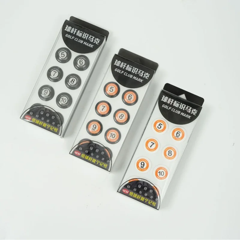 20Pcs Golf Club Mark ABS Material Suitable for All Club Grips Not Easy to Fall Off Easy to Identify golf ball mark