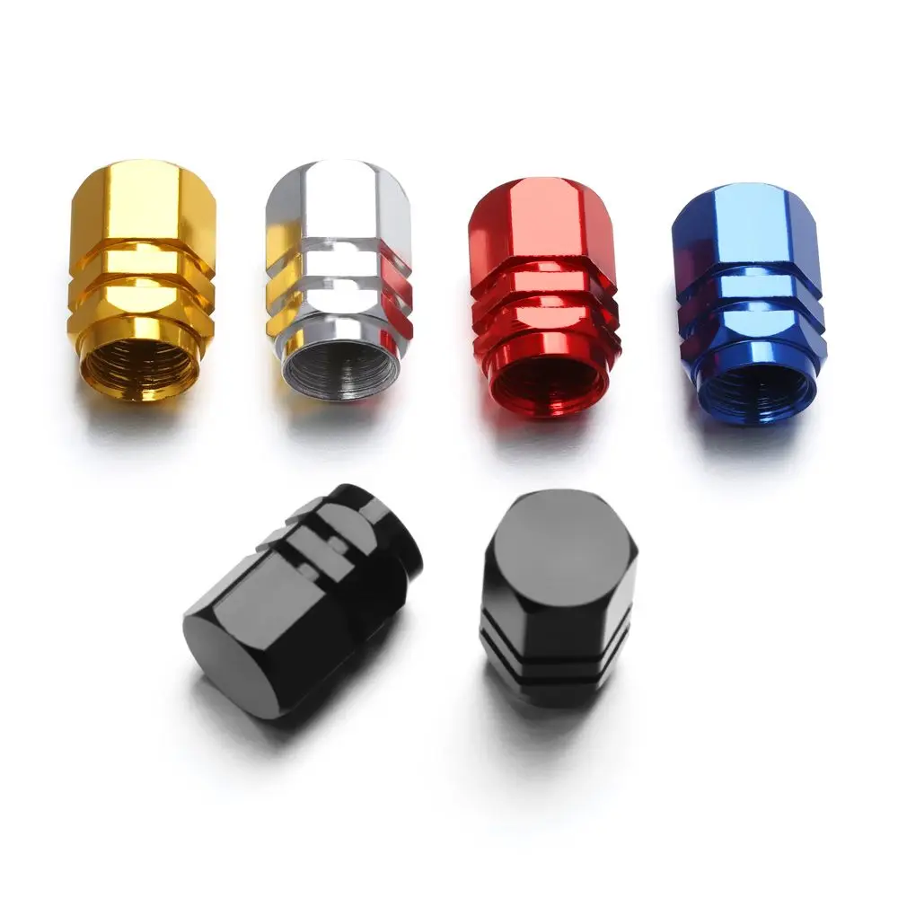 

Колпачки для клапанов шин Airdust из алюминиевого сплава, 4 шт., 5 цветов, колпачки для шин, аксессуары для автомобильных колес, колпачки для стержней обода