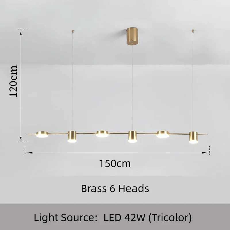 Brass 6 Heads