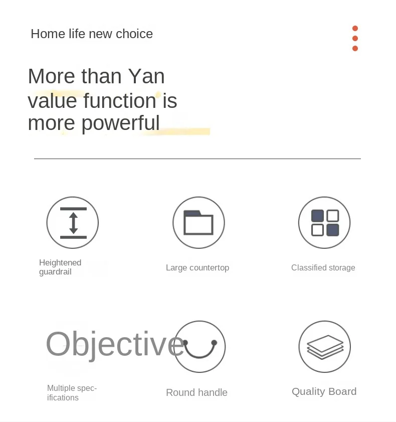 Chevet moderne en verre - vue 2