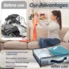 12Pcs Clear Clothes Storage Bags Waterproof Versatile Plastic Blanket Storage Bag Space Saving Closet Storage Container for Home 5