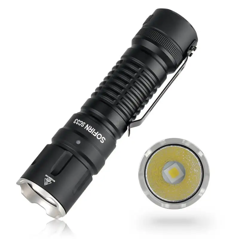 

Sofirn SC33 5200lm USB C Rechargeable Flashlight