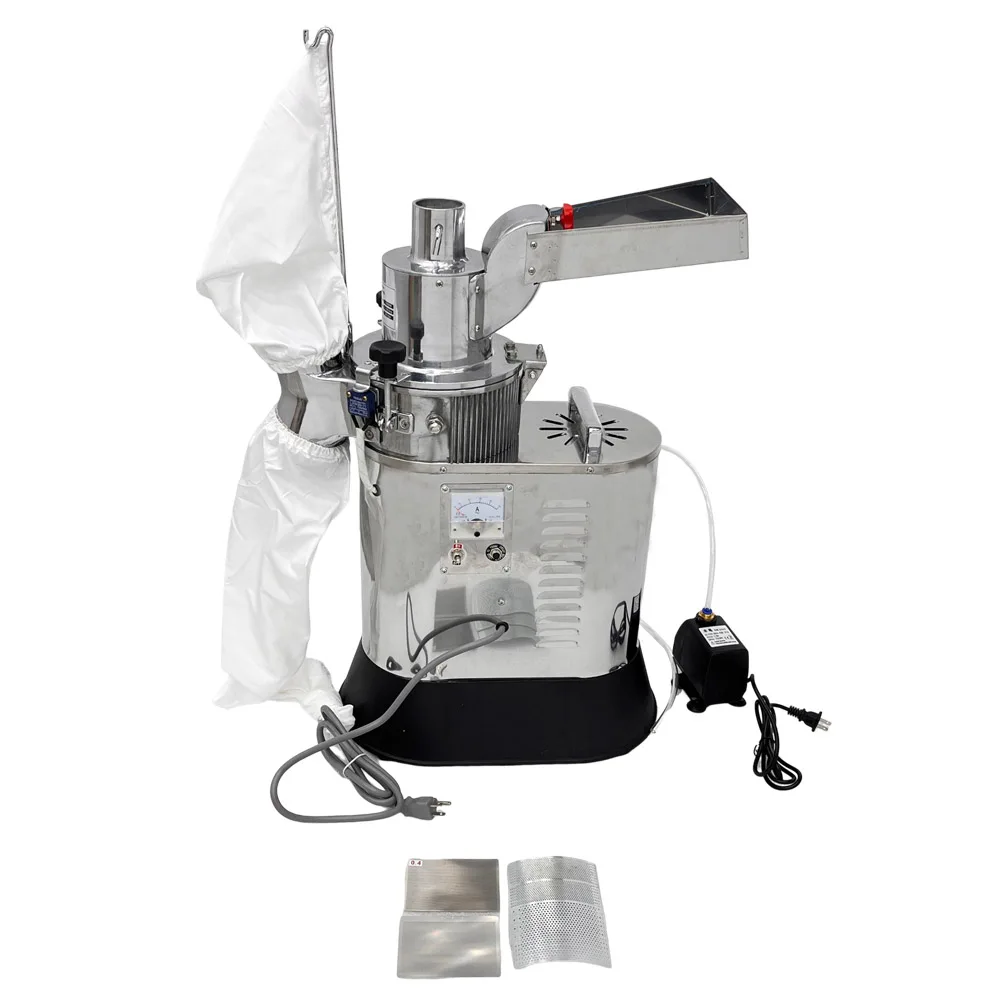 Stainless Steel Grain Grinder Water Cooled Continuous Feeding Grain Milling machine 4