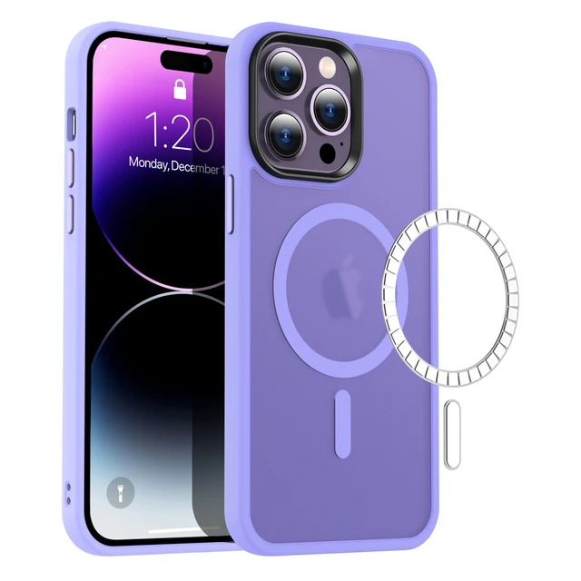 Camera Protection Phone Cover Accessories  Iphone 14 Pro Max Deep Purple  Color - Mobile Phone Cases & Covers - Aliexpress