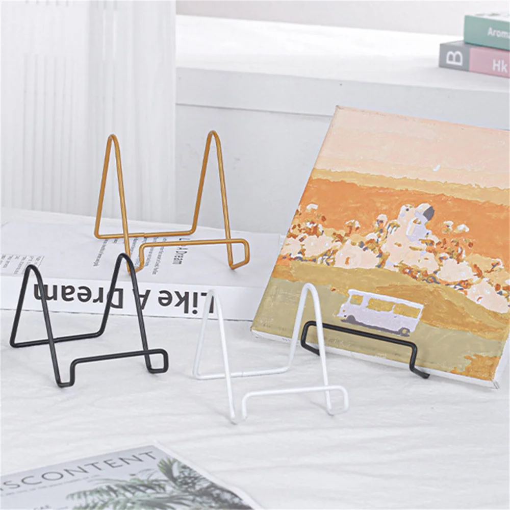 Iron Art Display Stands Book Organizer Metal Easel Stands Picture Frames  Stands