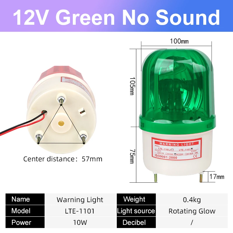LTE-1101J LED Warning Light Rotating Indicator Bea... - Vicedeal - View #3