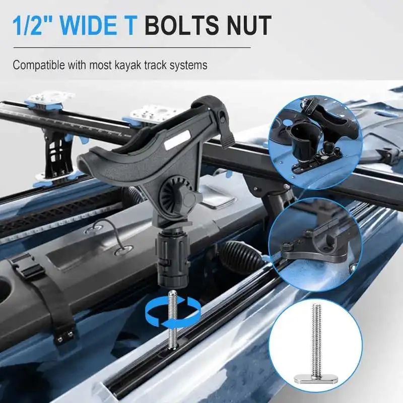 3PC Car T Shaped Slot Bolt Fit For Thule FreeRide 532 T Shaped