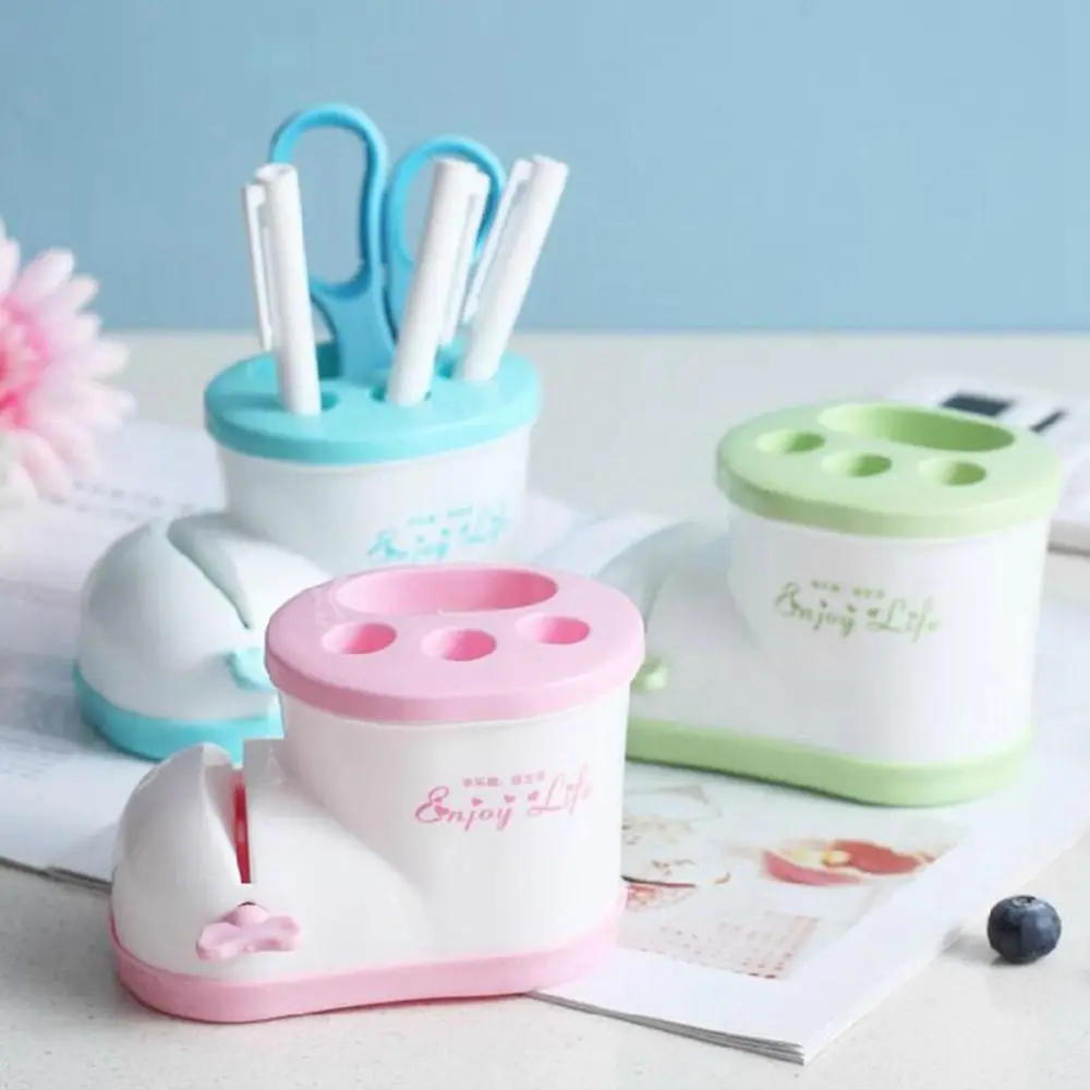 

Removable Shoe Shape Toothpaste Holder Cute with Squeeze Decorative Toothpaste Storage Holder Plastic Pen Holder Home