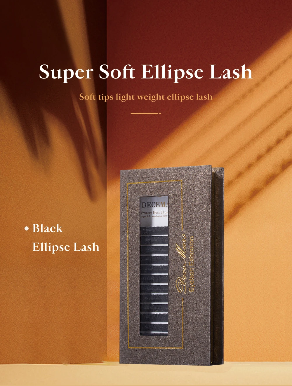 Description Picture 2 of itemDeceMars Super Soft Ellipse Eyelash Extension Flat Eyelash Extension