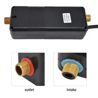 Chauffe-eau électrique instantané 3000W pour la maison, la salle de bain, la cuisine, le camping, noir 4