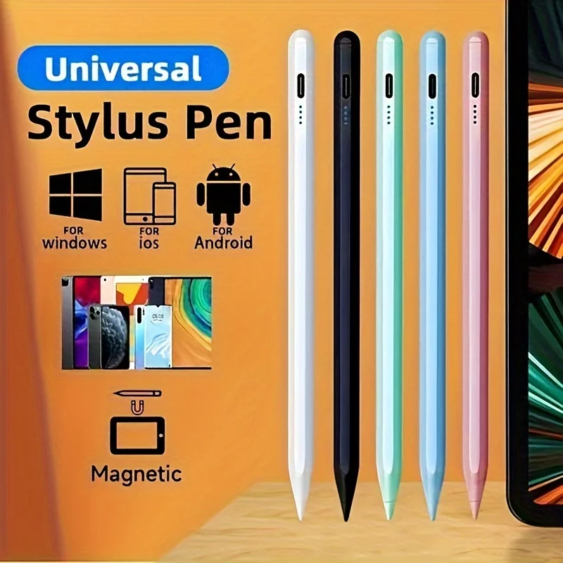 Stylus Pen Compatible iOS&Android Touch Screens Rechargeable for iPad Pro/Air/Mini/Tablet Drawing