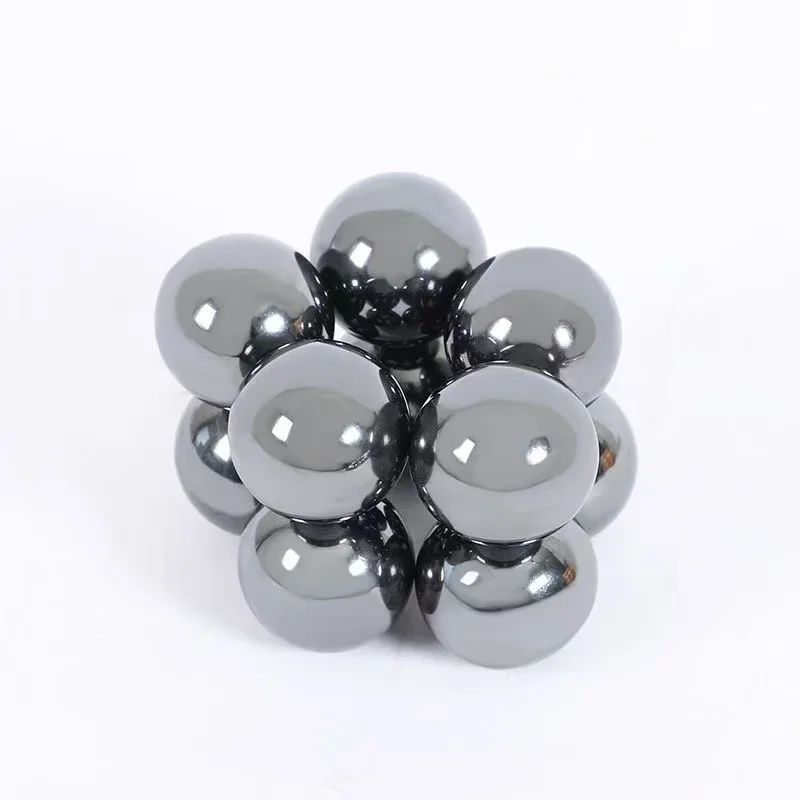 10-30mm Starke Magnetische Große Magnetkugeln Armband Stressabbauender Stein Natürlicher Hämatit DIY Heimdekoration Geschenk – Detail 8