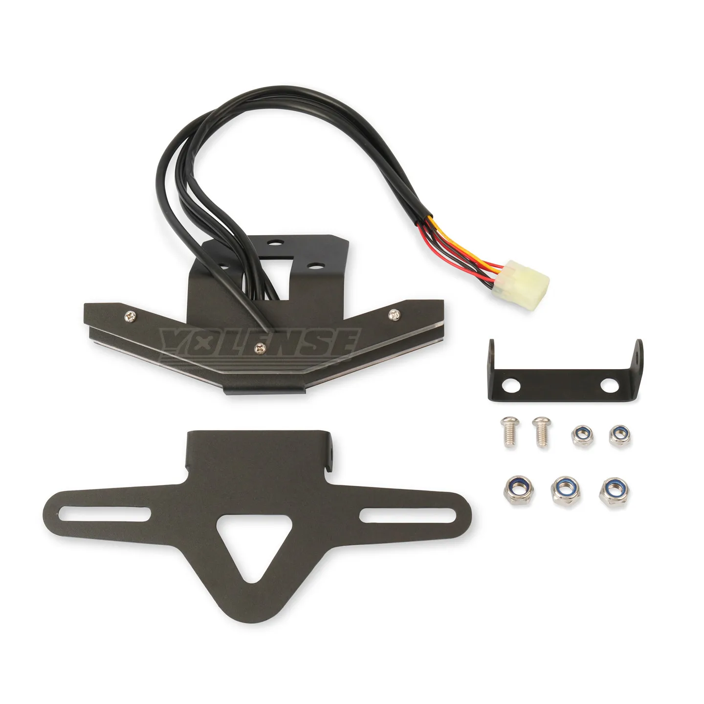 675SR 675SR-R 675NK 500SR 2024-2026 모터사이클 숏테일 티디 폴딩 번호판 프레임 일체형 후미등 방향지시등